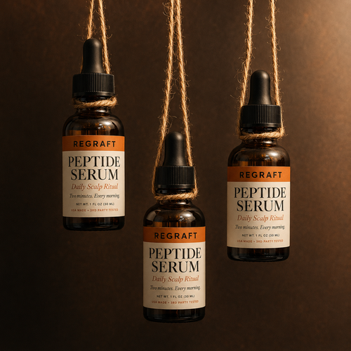Peptide Hair & Scalp Serum — 5 Bioengineered Peptides + Botanical Complex