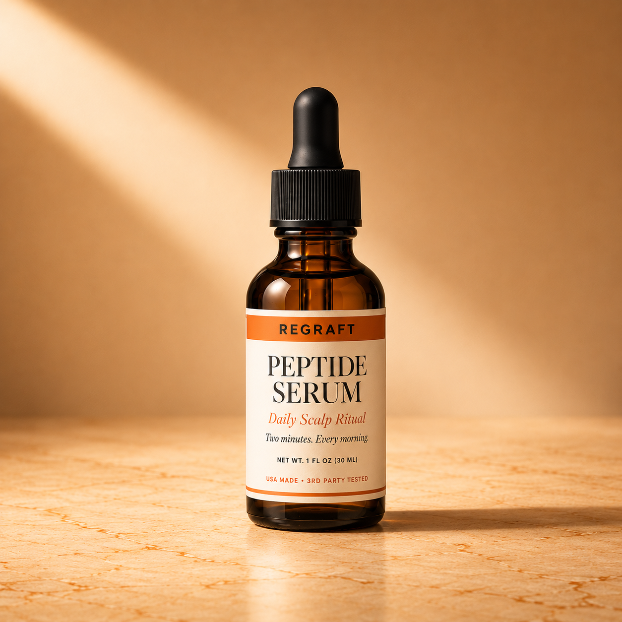 Peptide Hair & Scalp Serum — 5 Bioengineered Peptides + Botanical Complex